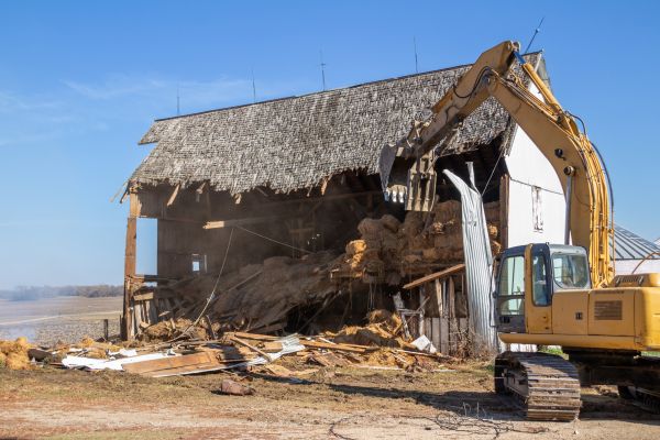 Barn Demolition in Asheville