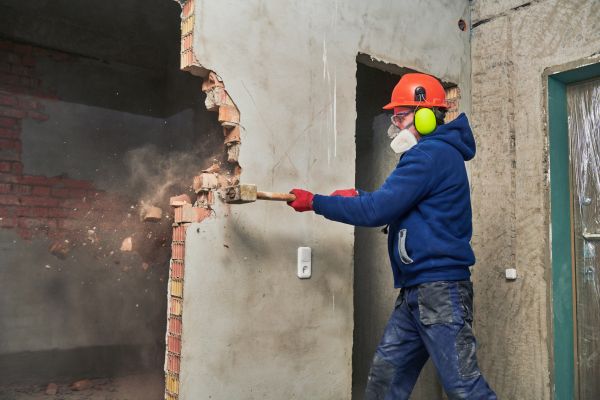 Concrete Wall Demolition in Asheville